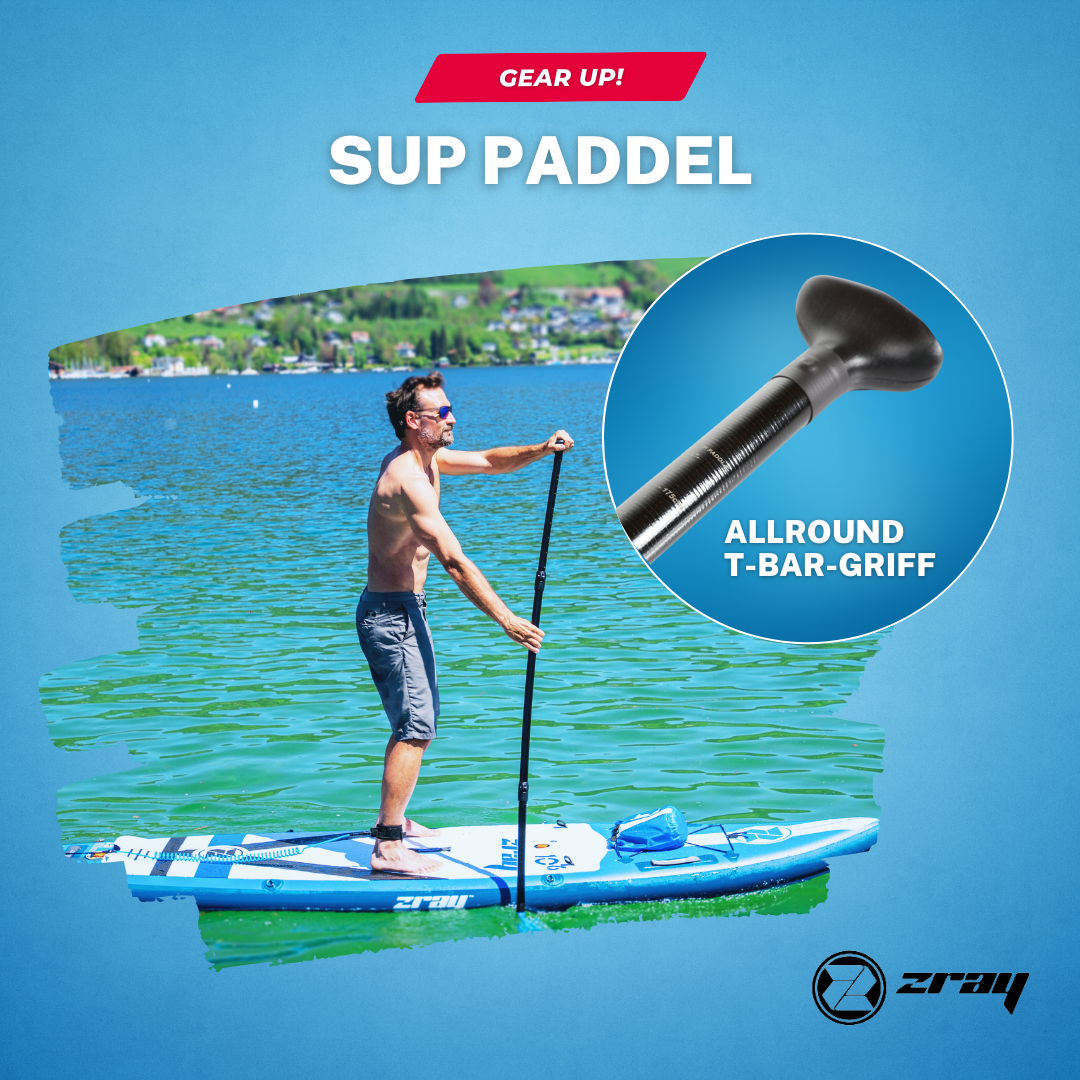 ZRAY SUP e pagaia in fibra di vetro per kayak, pagaia singola e doppia